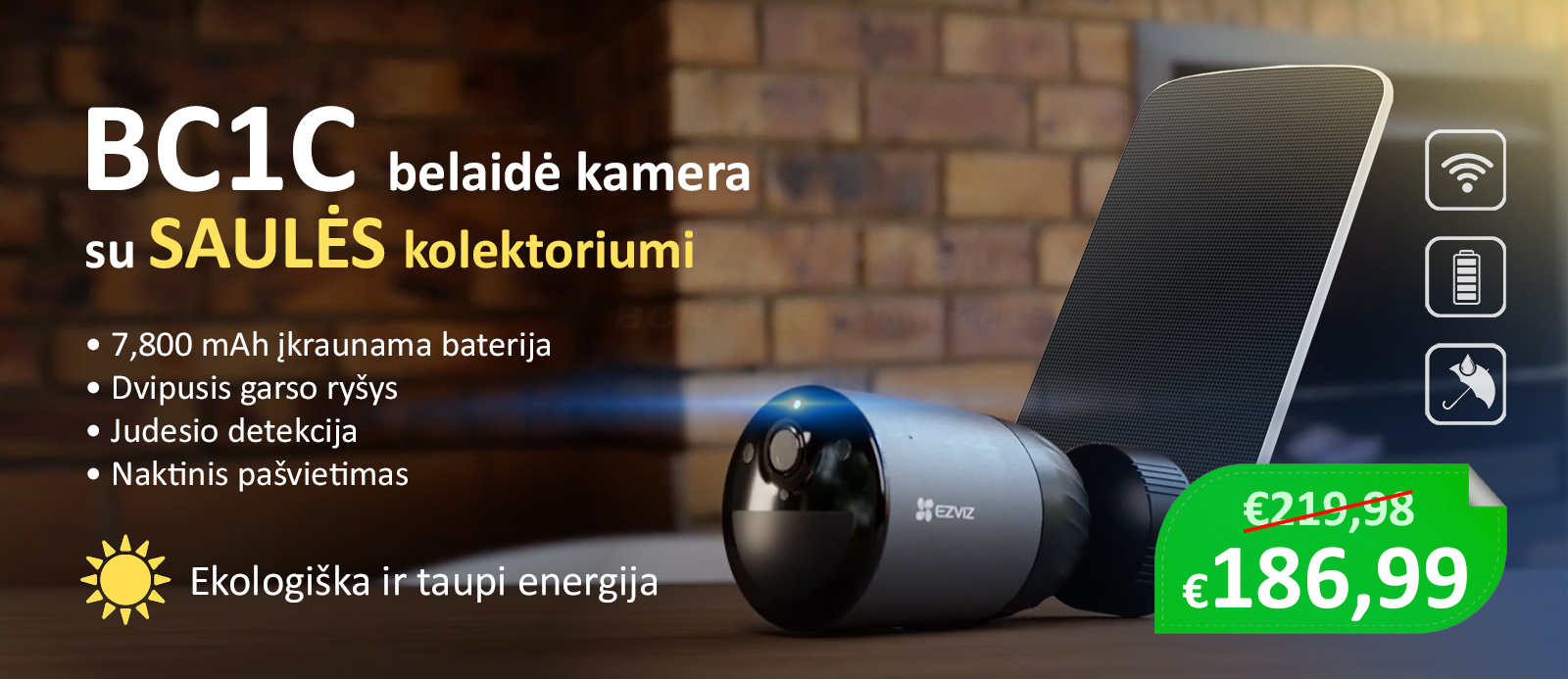 bc1c saulės baterija